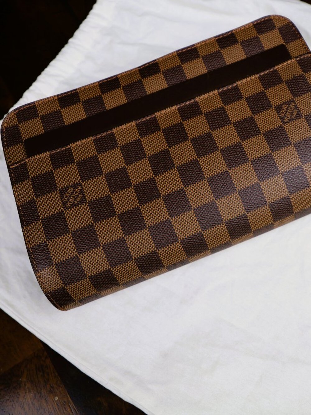 Louis Vuitton Damier Ebene Pochette – Authentic LV Clutch